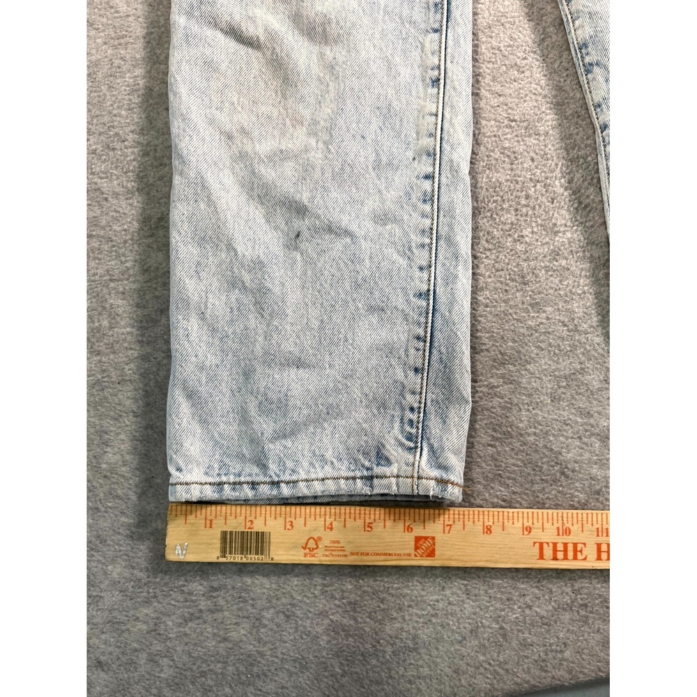 Levi's Ribcage Straight Ankle Jeans Womens 25 Blue Denim Cotton Light Wash - Picture 2 of 16